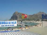  vista sul porto e Monte Monaco - 29 luglio 2009  - San vito lo capo (1228 clic)