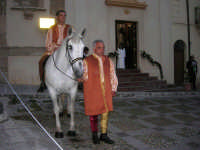  2° Corteo Storico di Santa Rita - cavaliere in Piazza Madonna delle Grazie - 17 maggio 2008   - Castellammare del golfo (749 clic)