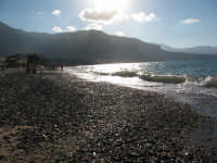  Spiaggia di Castellammare al tramonto  - Castellammare del golfo (820 clic)